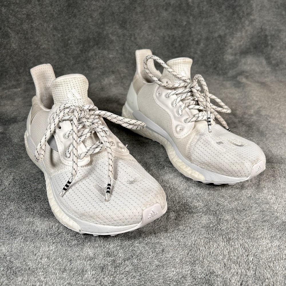 Size 5 - adidas Pharrell x Solar Hu Glide PRD Cream White